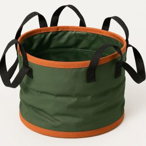Collapsible Camping Water Bucket with Multiple Carry Handles