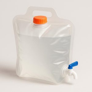 Ultralight Foldable Water Carrier with Integrated Faucet