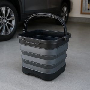 Heavy Duty Collapsible Utility Bucket for Car and Garage