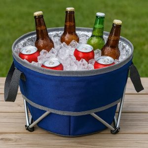 Insulated Foldable Beverage Bucket for Party and Tailgate
