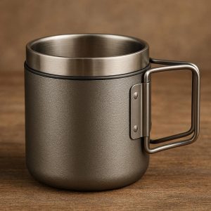 Insulated Stainless Steel Folding Camping Mug