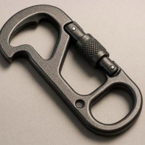 Heavy Duty Carabiner Clip with Integrated Bottle Opener