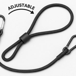Adjustable Bungee Cord with Double End Carabiners
