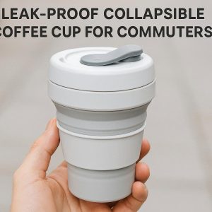 Leak Proof Collapsible Coffee Cup for Commuters